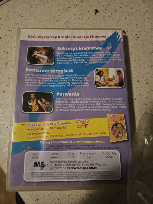 Film DVD h2o używana