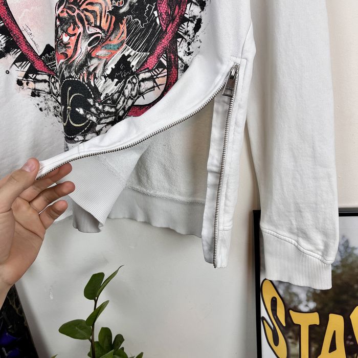 Vintage Y2k Bluza Just Cavalli Z Kapturem Damska Avant Garde Ed Hardy