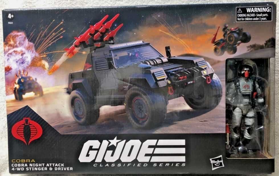 GI Joe GIJOE Classified Cobra Night Stinger Driver #120 (NOVO SELADO)