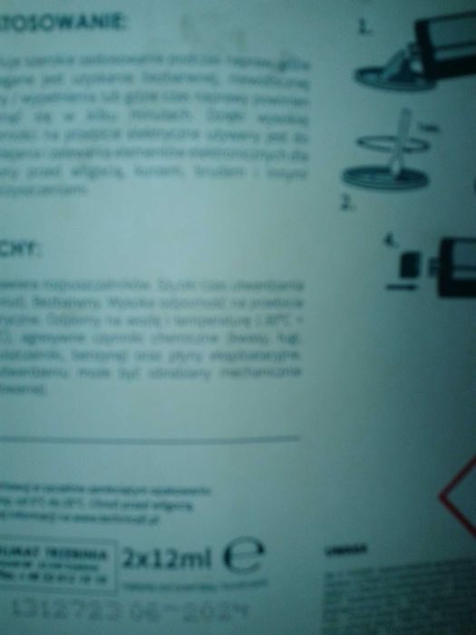 Klej dwuskładnikowy w tubie Technicqll NM Epoxy szybkowiążący