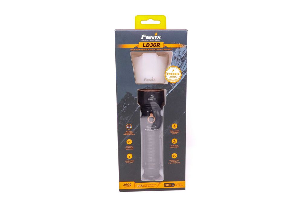 Fenix LD36R Ручний Ліхтар RGB (3600 Люмен 385 Метр.)