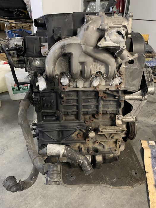 Мотор 1.9 bls 77 kw skoda a5, vw golf 5, passat b6, touran caddy 3