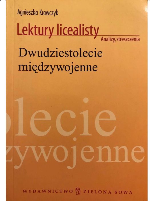 Lektury licealsty - podręczniki j. polskiego