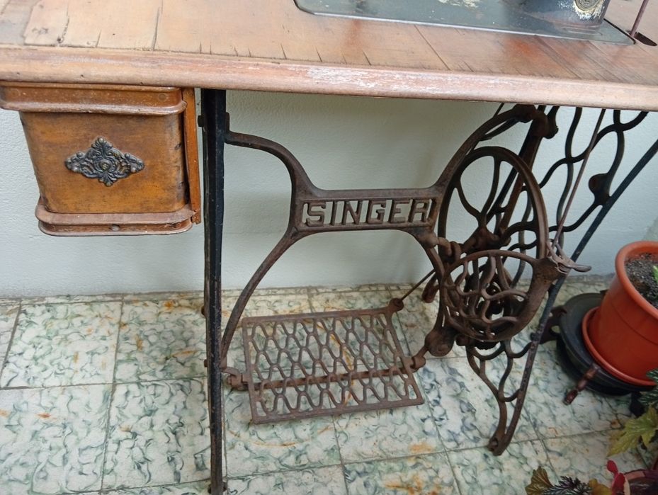 Máquina de costura vintage