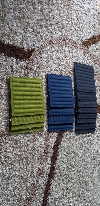 Panele filcowe 30x30 w 3 kolory 16 sztuk