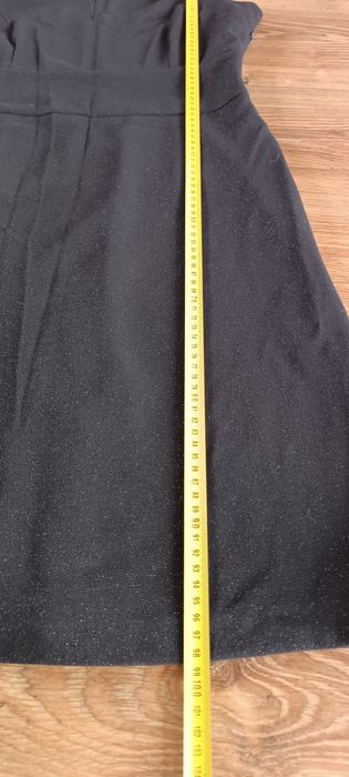 Sukienka czarna brokatowa gast 40