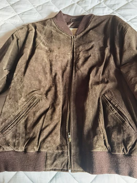 Blusão pele camurça xl novo