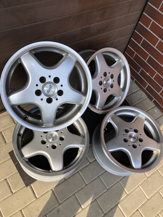 Komplet Alufelgi 5x112 16’ Aluett 7,5J et35 felgi koła