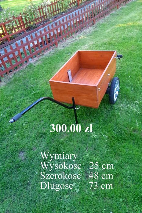 Wózek ogrodowy lub  do  roweru