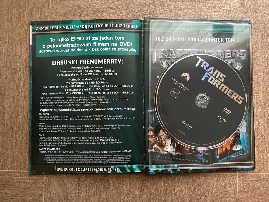 Transformers i Transformers Zemsta Upadłych (2xDVD)