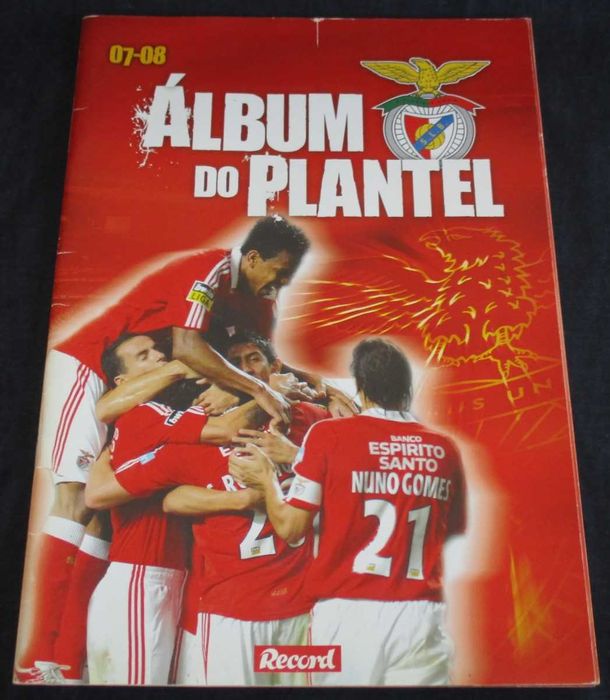 Álbum do Plantel 07 a 08 Benfica Completa