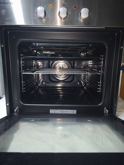 Conjunto JOCEL: Placa a Gás Natural + Forno de Encastre em Inox (Excel