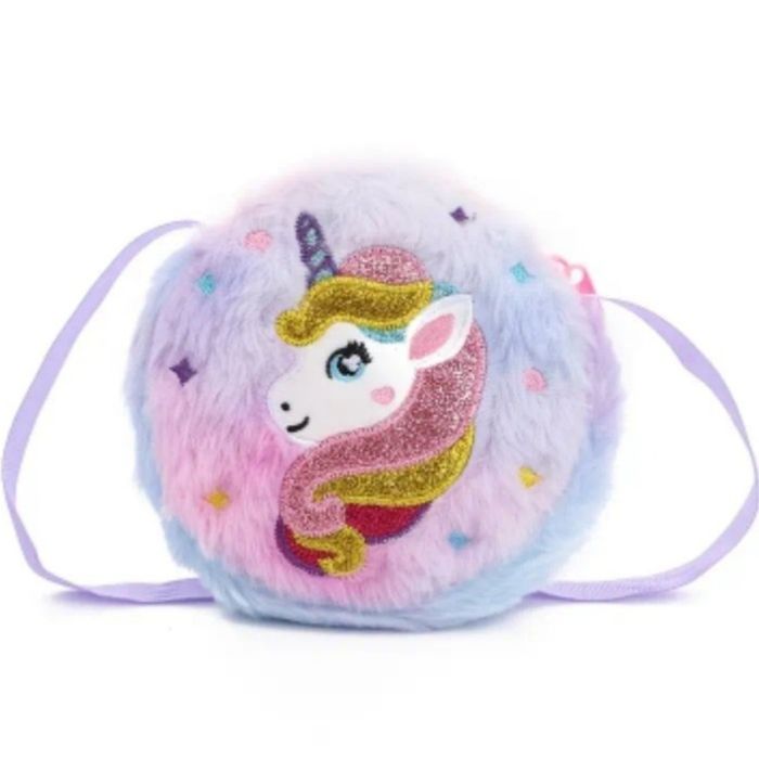 Плюшевая детская сумочка Единорожка для девочек моднец.