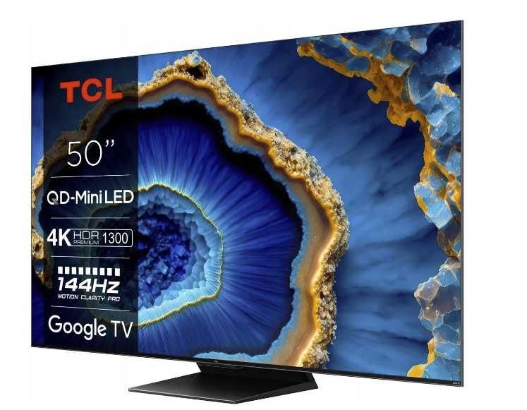 Telewizor TCL 50C809 50'' MINILED 4K 144Hz Google TV