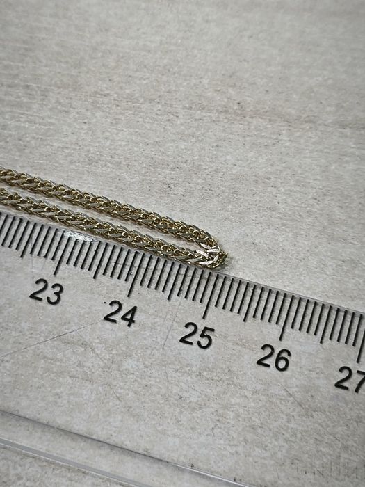Złoty łańcuszek lisi ogon pr585