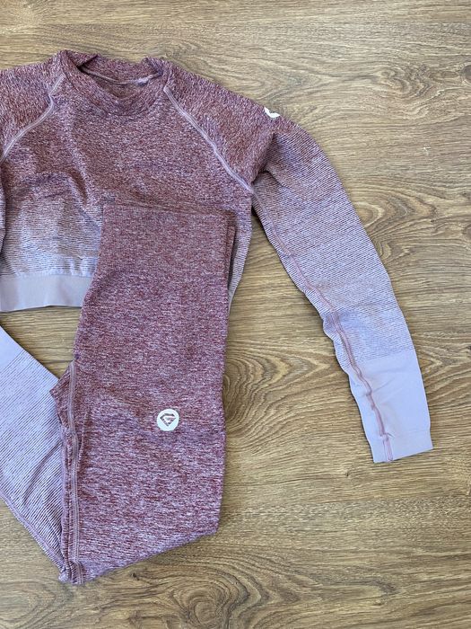 Legginsy ombre różowe GYM GLAMOUR