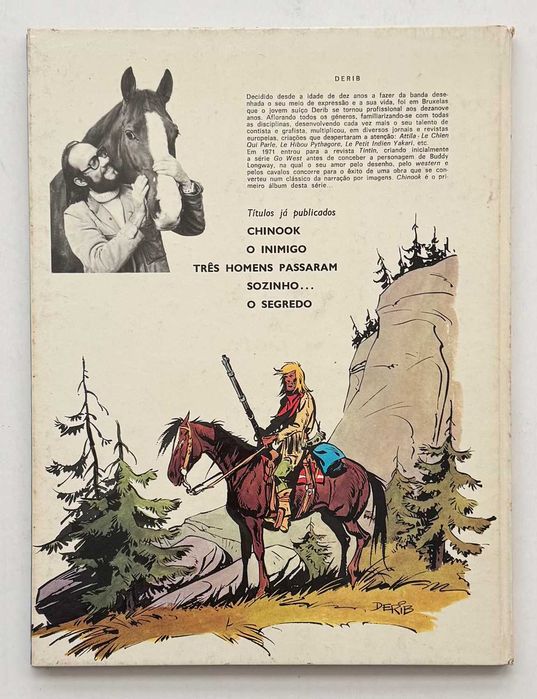 BD_Derib, Buddy Longway, O Guerreiro. Capa dura