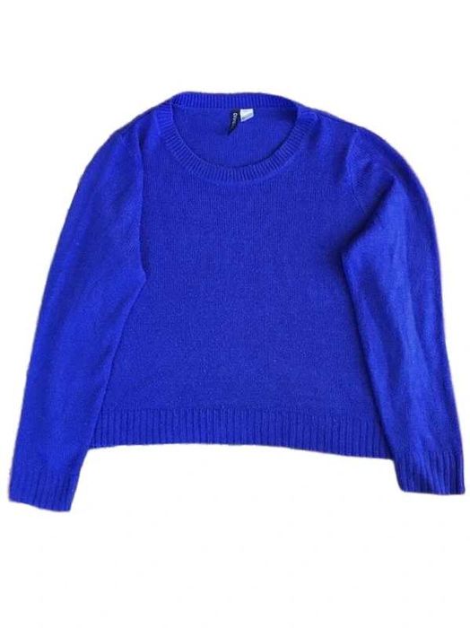 sweter sweterek granatowy