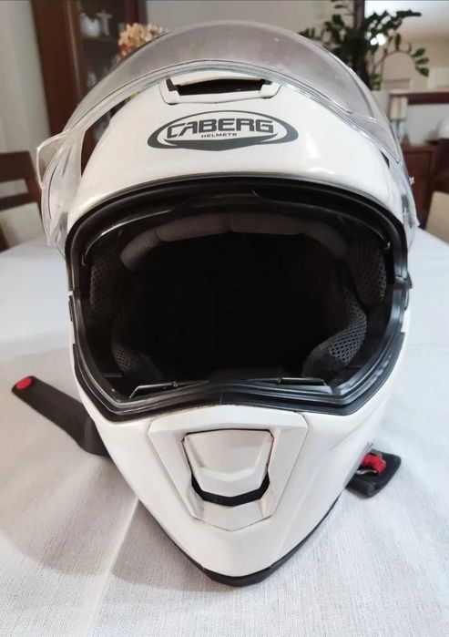 Caberg Evo drift  kask okazja XL bialy