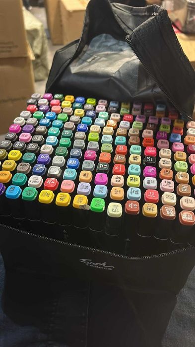 Markery dwustronne - dla Dzieci - 168 sztuk