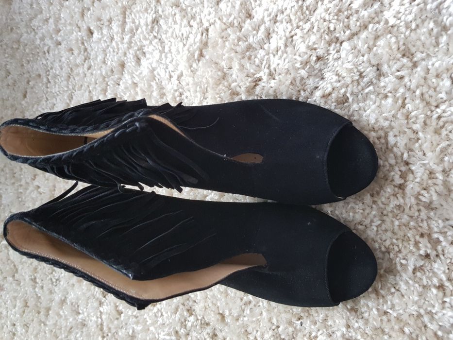 nowe skórzane półbuty na obcasie Pablo Gerard Darel r.39