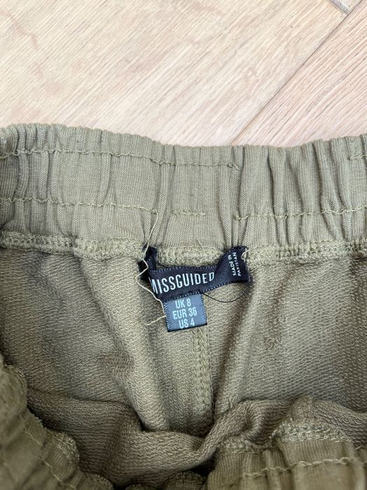 Dresy khaki MissGuided 36 S spodnie