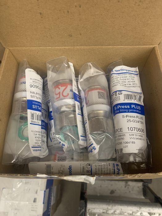 PEX 16, 20, 25, 32, 40, 50. Kształtki Pex S-PRESS PPSU Uponor 2025