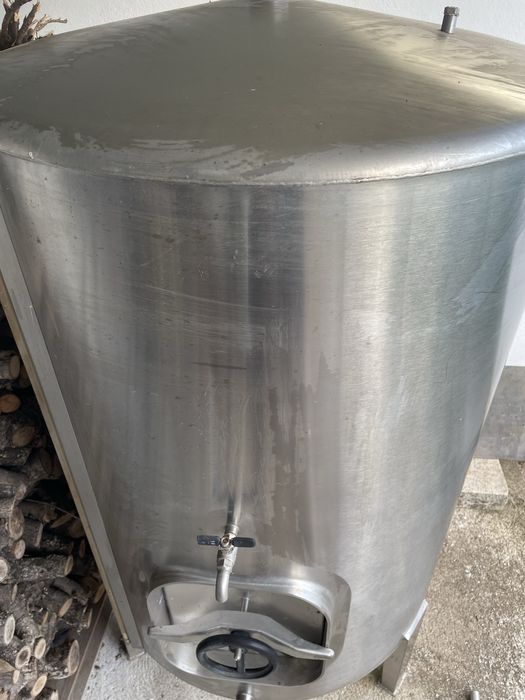 Cuba para vinho 750 Litros de aço inox 316