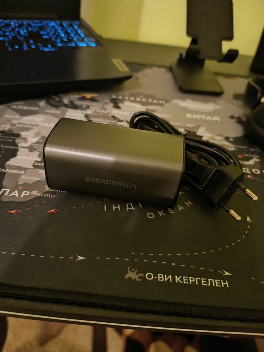 Зарядне  Essager ES-CD36 100W GaN 2U+2C