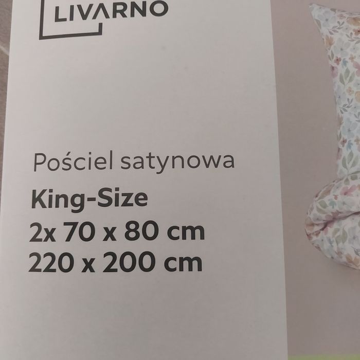 Nowa pościel  satynowa 200x220