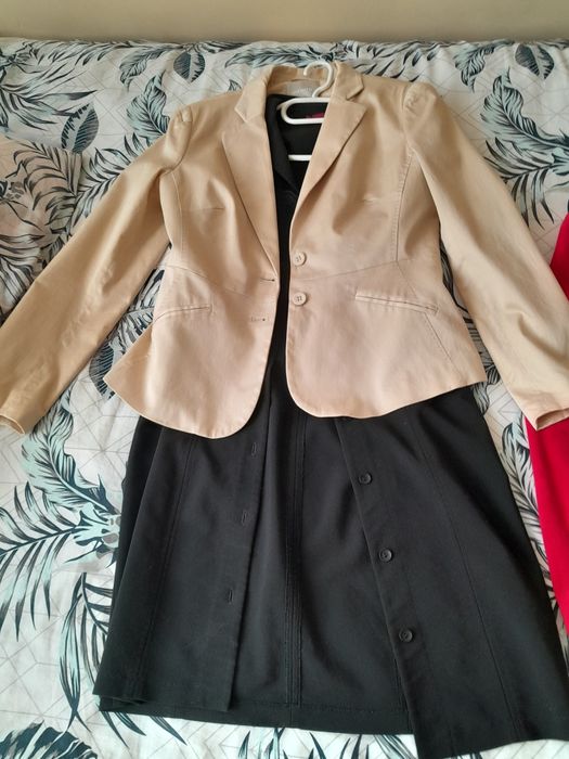 Garsonka, komplet marynarka i spódnica