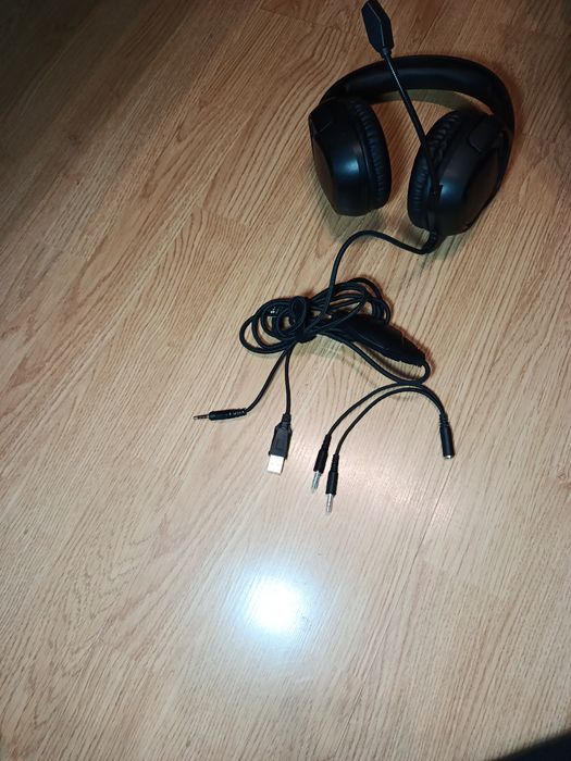 słuchawki gamingowe black shark rgb nowe powystawowe pc ps5