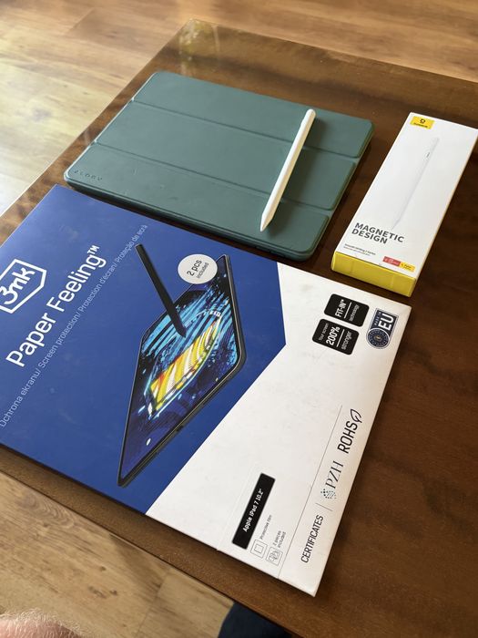 Apple iPad 7. generacji 32GB + Rysik Baseus + Etui + Folia 3mk | Zestaw