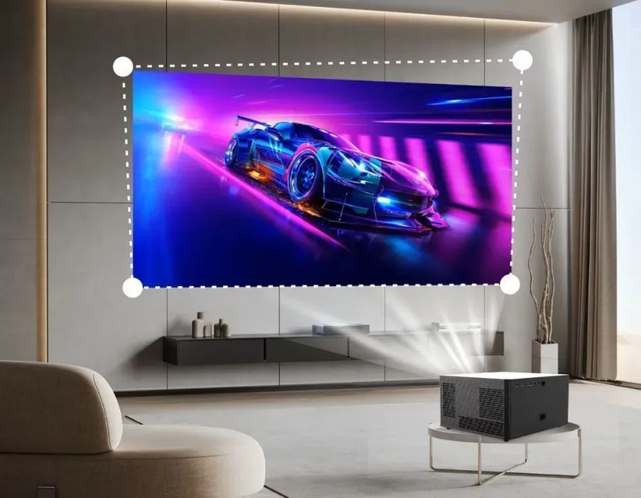 Projektor LED rzutnik X8PRO WiFi BT Android Full HD 200 cali + pilot