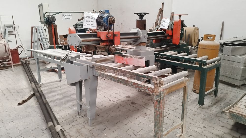 Máquina de corte e corta topos pedra