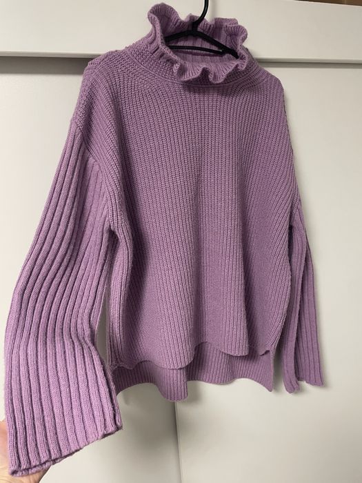 Jorli piękny liliowy sweter M/L