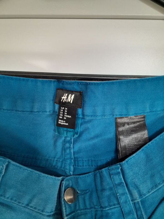 Spodnie męskie niebieskie L