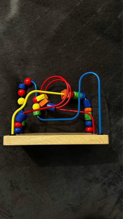 Розвиваюча деревʼяна іграшка лабіринт Jouéco Rolling Bead Track