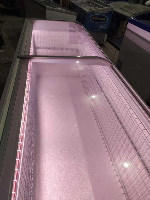 Топ! Морозильний лар бонета AHT Miami 210 LED Сірий. Розсрочка!