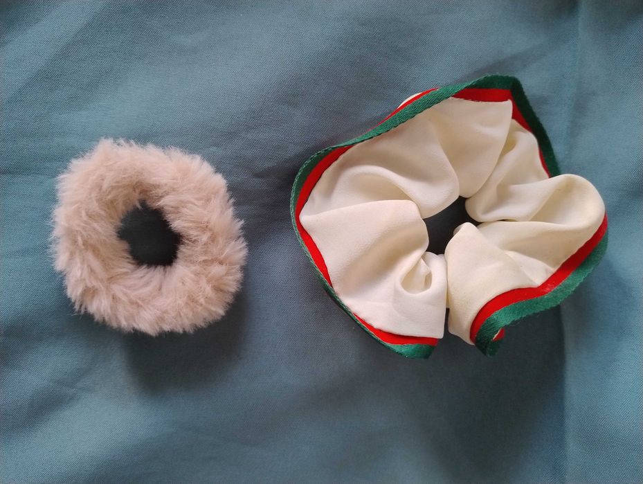 Kolorowe gumki do włosów Scrunchie do włosów spinka opaska