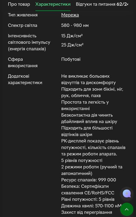 Фотоепілятор Aimed