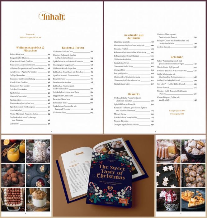 Книга про різдвʼяну випічку «Солодкий смак Різдва». Німецькою мовою