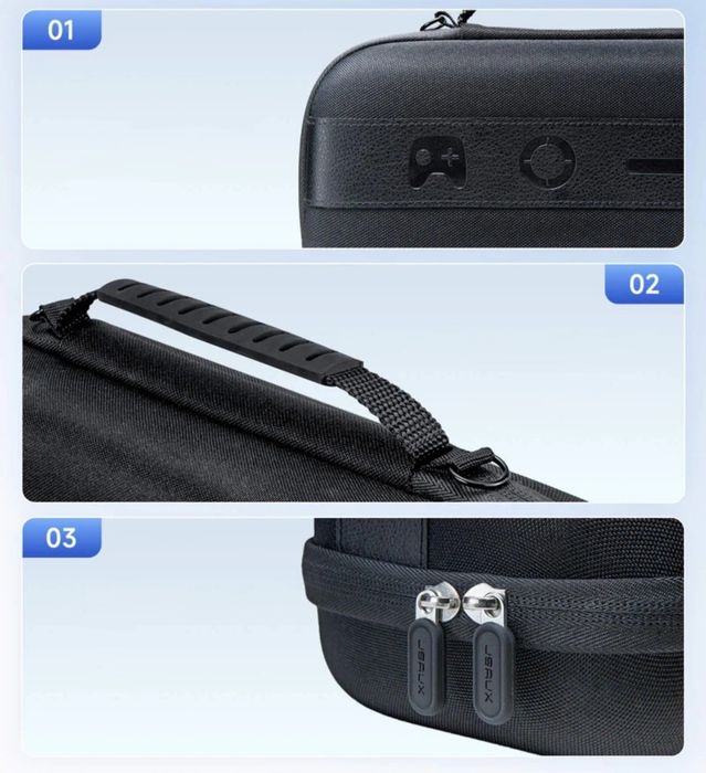 Etui Pokrowiec Futerał Case JSAUX do Nintendo Switch 2 Kieszeń na gry
