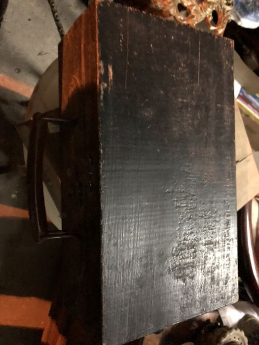 Vintage mala madeira muito sntiga