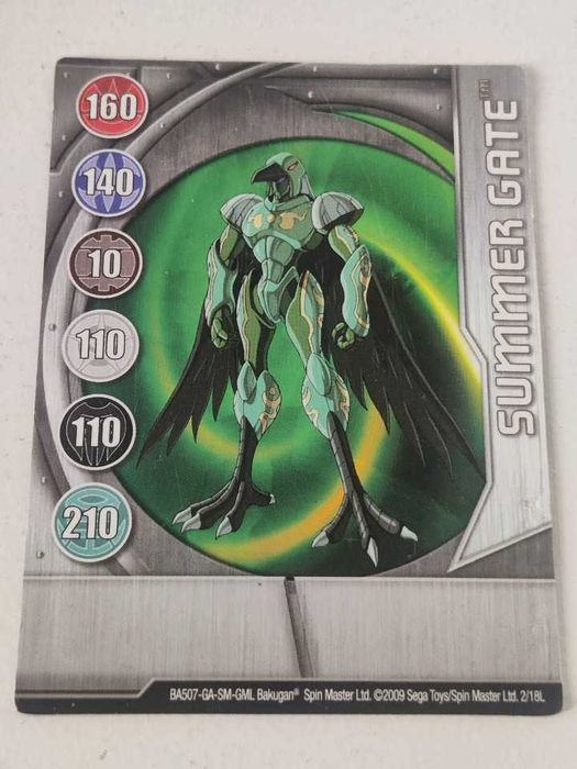 Bakugan Battle Brawlers Card 2009 Summer Gate
