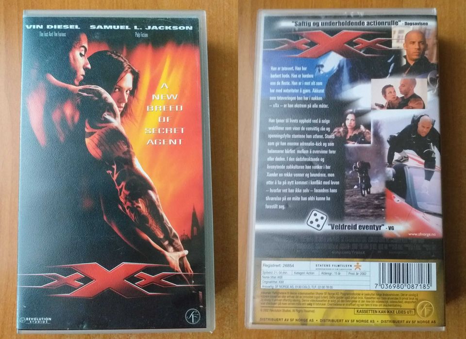 Film XXX (Triple X) Kaseta VHS