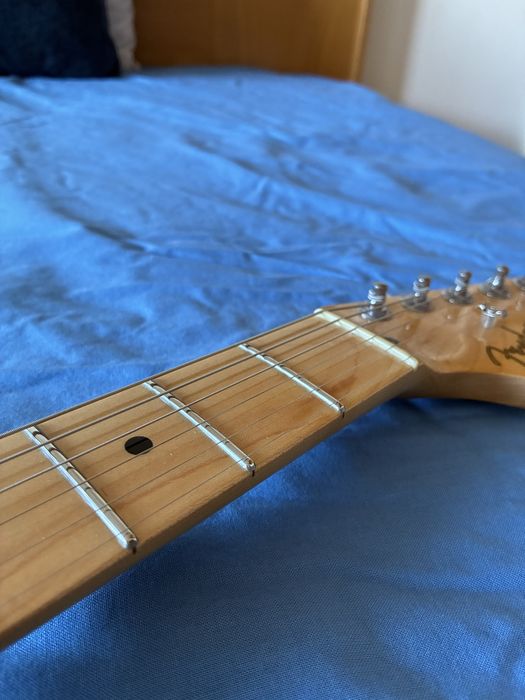 Fender Stratocaster Player Series HSS Silver Custom + Inox frets and dressing