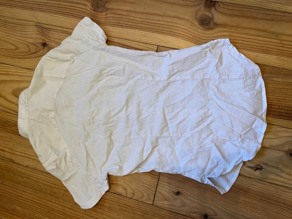 OKKSO Camisa Manga Curta Equitação Concurso Tamanho 38 Branco