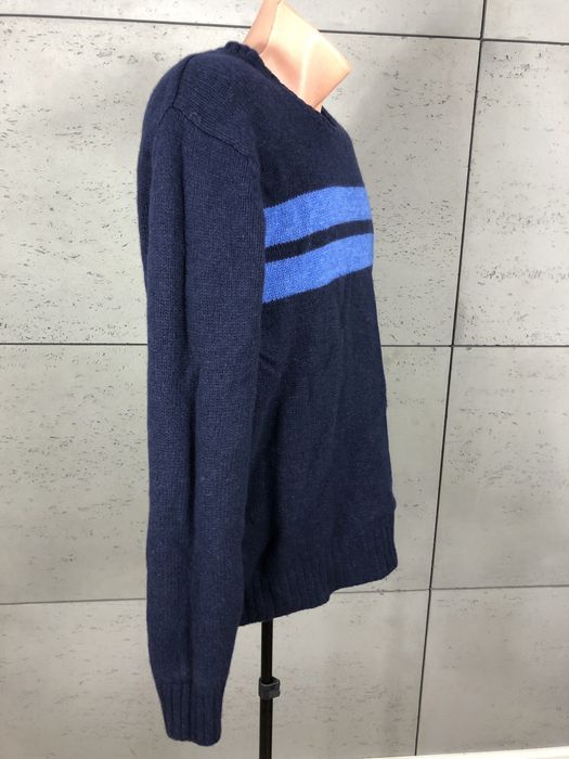 Gap roz. XL męski granatowy sweter wełniny