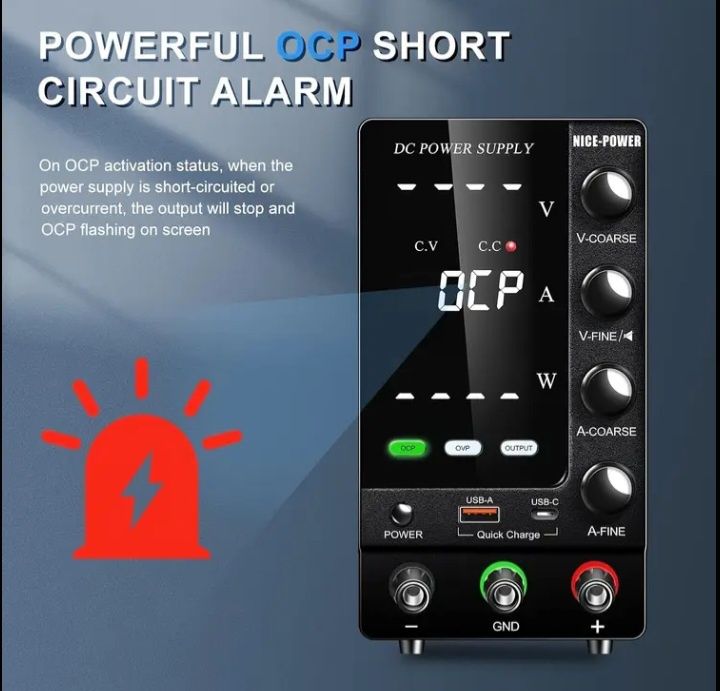 Імпульсний лабораторний блок  живл KUAIQU SPPS C3010S / H605 0-60В 5А